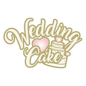 Wedding Cake Icon Logo Small