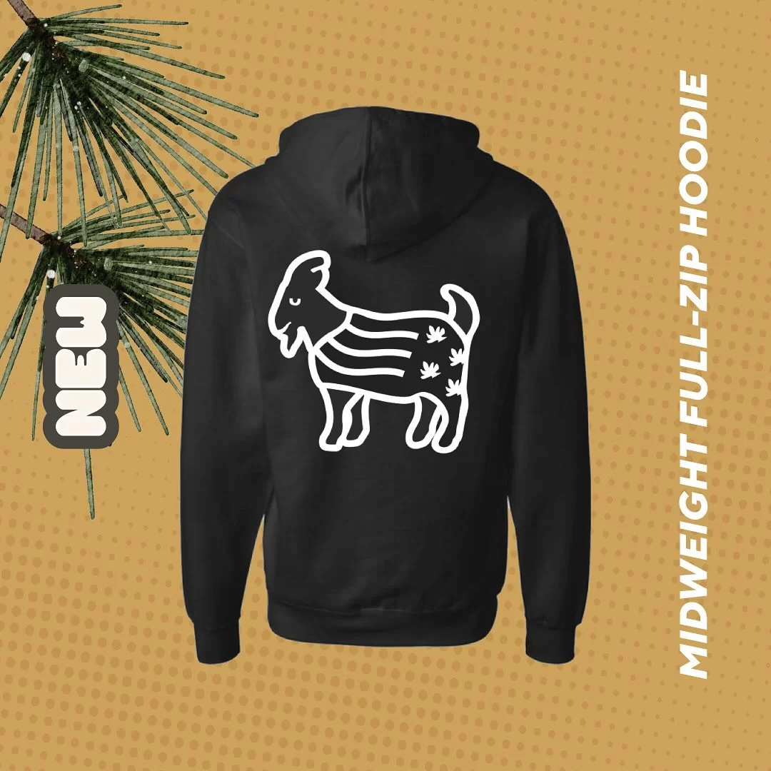 Elevate Your Comfort and Style with the New Goat Logo Hoodie