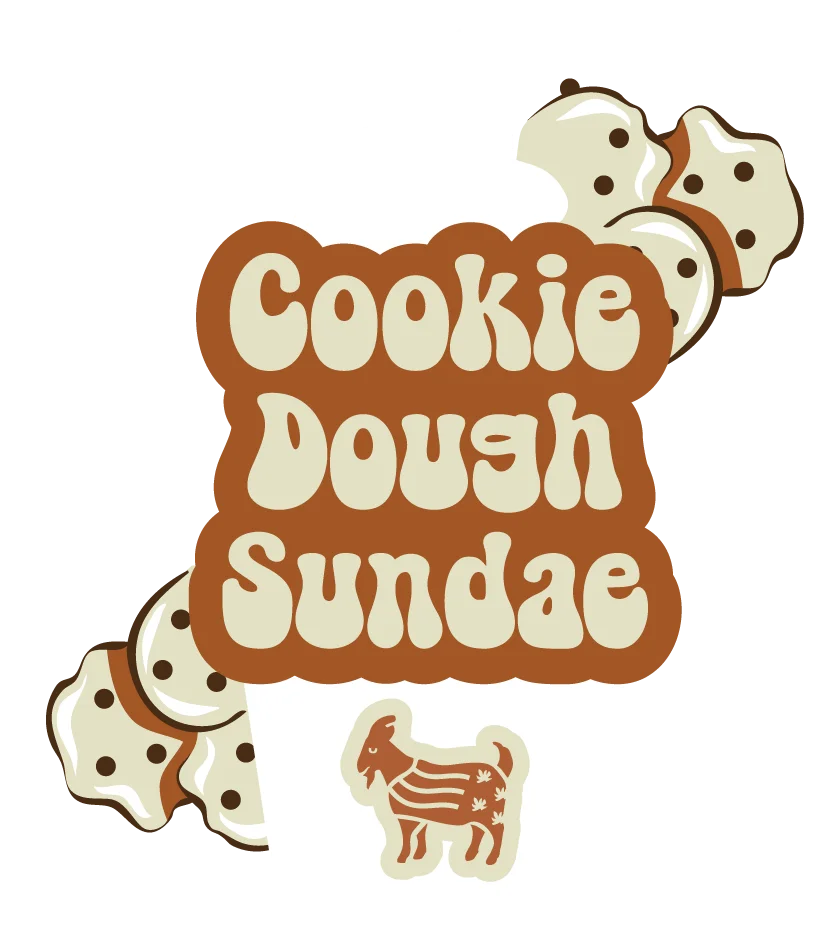 cookie dough sundae Icon cannabis flower by The Laughing Goat — Oklahoma-grown premium flower
