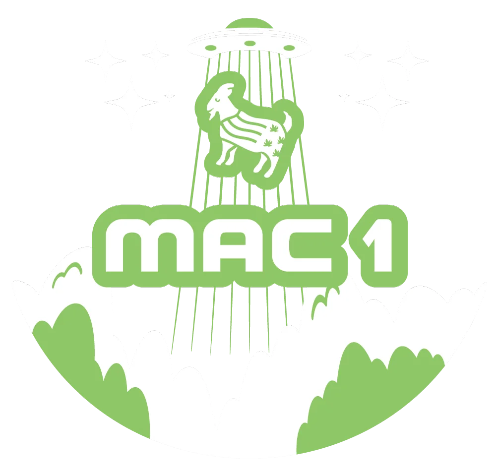 mac 1 Icon cannabis flower by The Laughing Goat — Oklahoma-grown premium flower