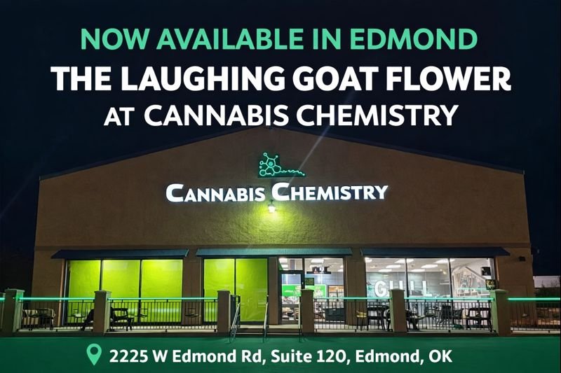 Now Available in Edmond: The Laughing Goat at Cannabis Chemistry